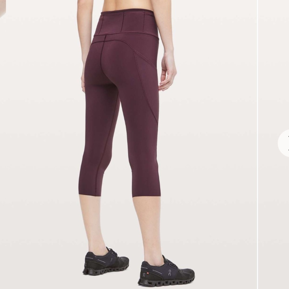 Lululemon Fast & Free Crop II *Nulux 19"